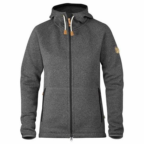 Fjallraven Women Övik Fleece Grey PH69792 Philippines